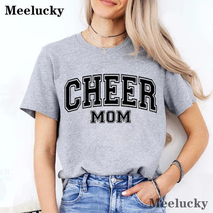 cheer mom t-shirt - basil boutique