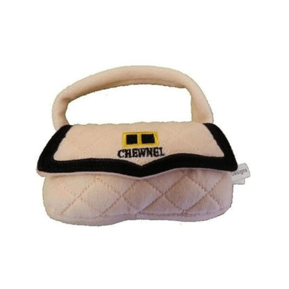 chewnel pink purse dog toy - basil boutique