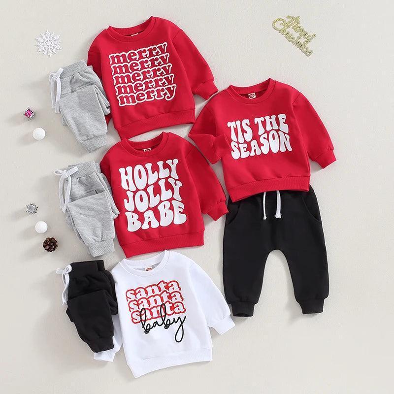 christmas kids outfits - basil boutique