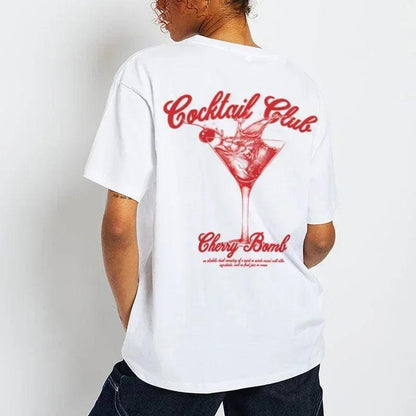 cocktail club cheery bomb t-shirt - basil boutique