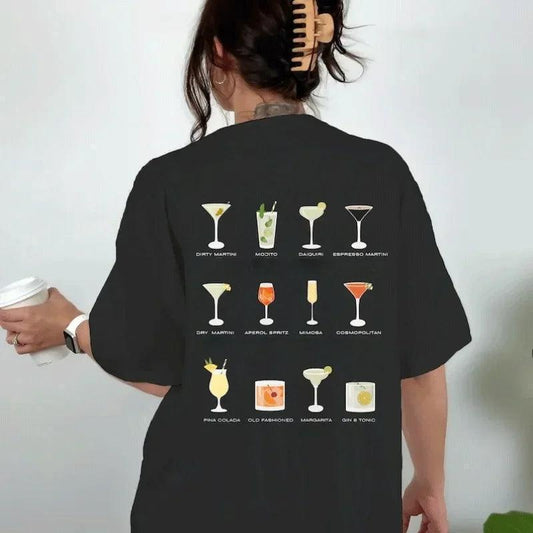 cocktail lover t-shirt - basil boutique