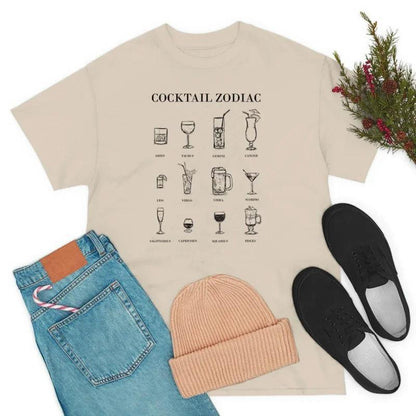 cocktail zodiac t-shirt - basil boutique