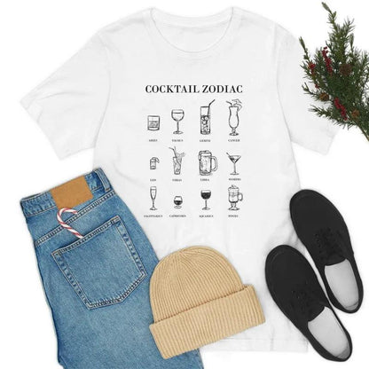 cocktail zodiac t-shirt - basil boutique