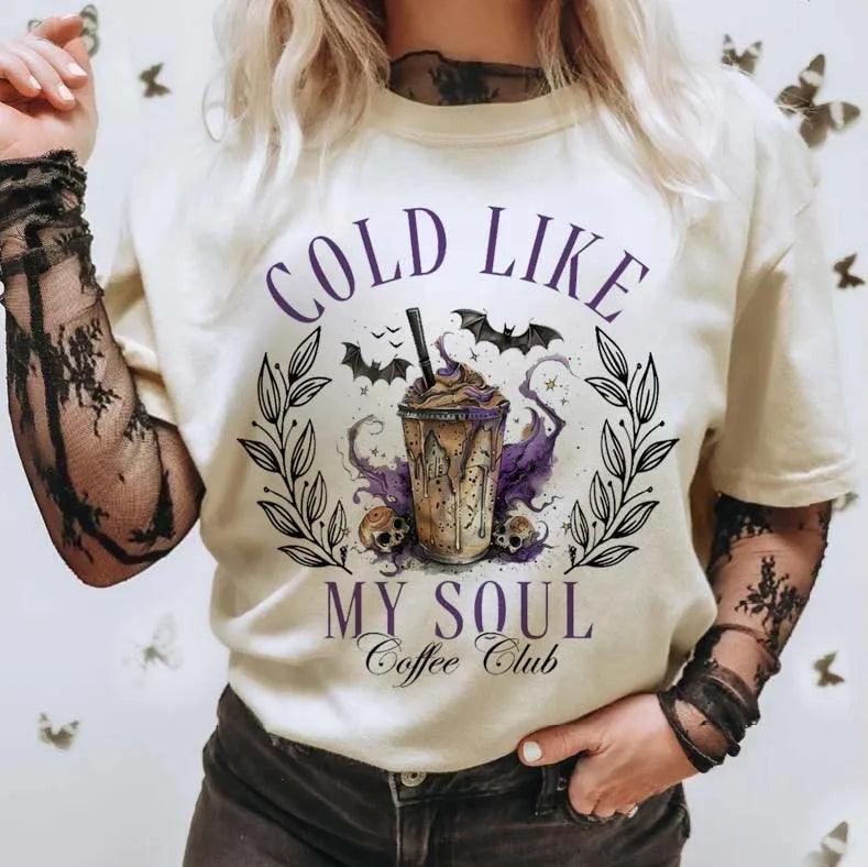 cold like my soul t-shirt - basil boutique