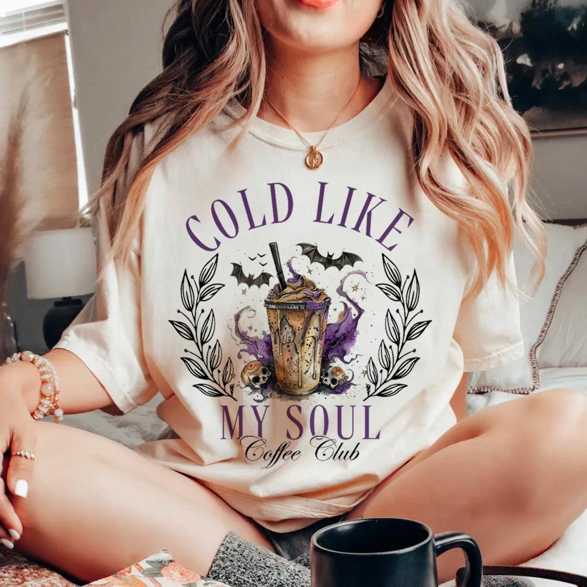 cold like my soul t-shirt - basil boutique