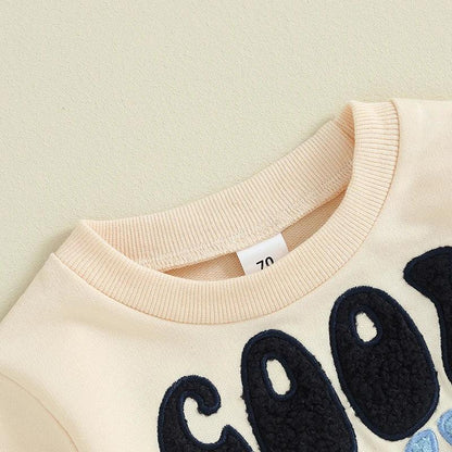 cool cousins club patch crew sweatshirt - basil boutique