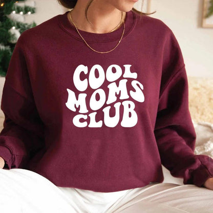 cool moms club crew sweatshirt - basil boutique