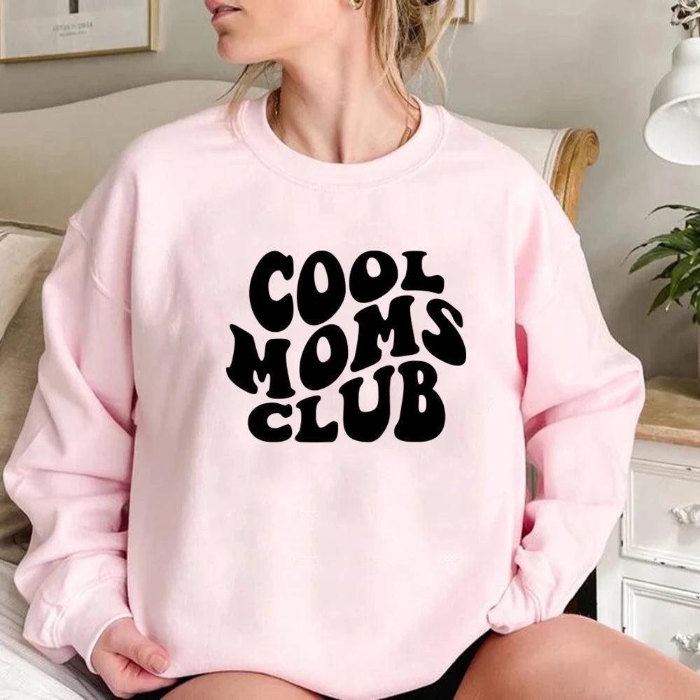 cool moms club crew sweatshirt - basil boutique