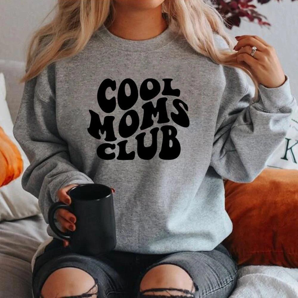 cool moms club crew sweatshirt - basil boutique