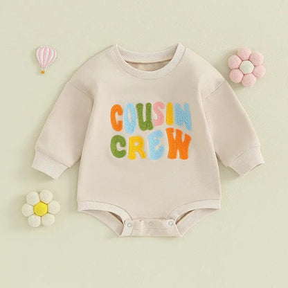 cousin crew patch onesie - basil boutique