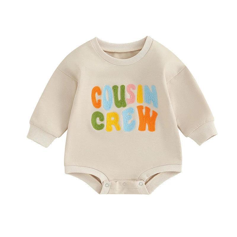 cousin crew patch onesie - basil boutique