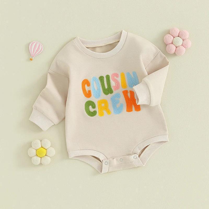 cousin crew patch onesie - basil boutique