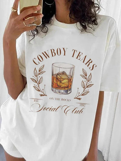 cowboy tears social club t-shirt - basil boutique