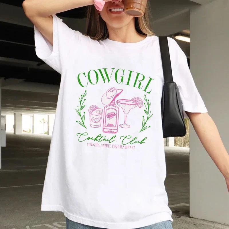 cowgirl cocktail club t-shirt - basil boutique