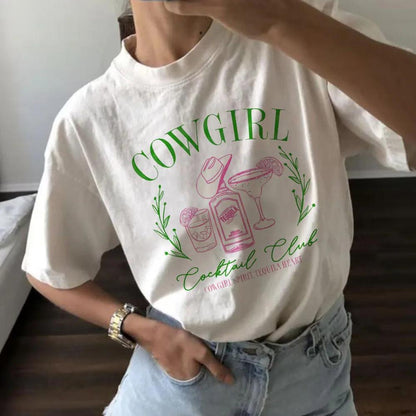 cowgirl cocktail club t-shirt - basil boutique