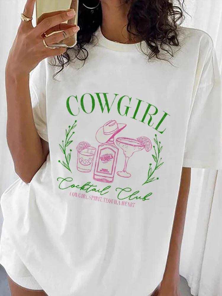 cowgirl cocktail club t-shirt - basil boutique