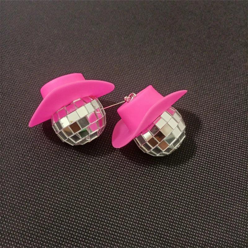 cowgirl disco earrings - basil boutique