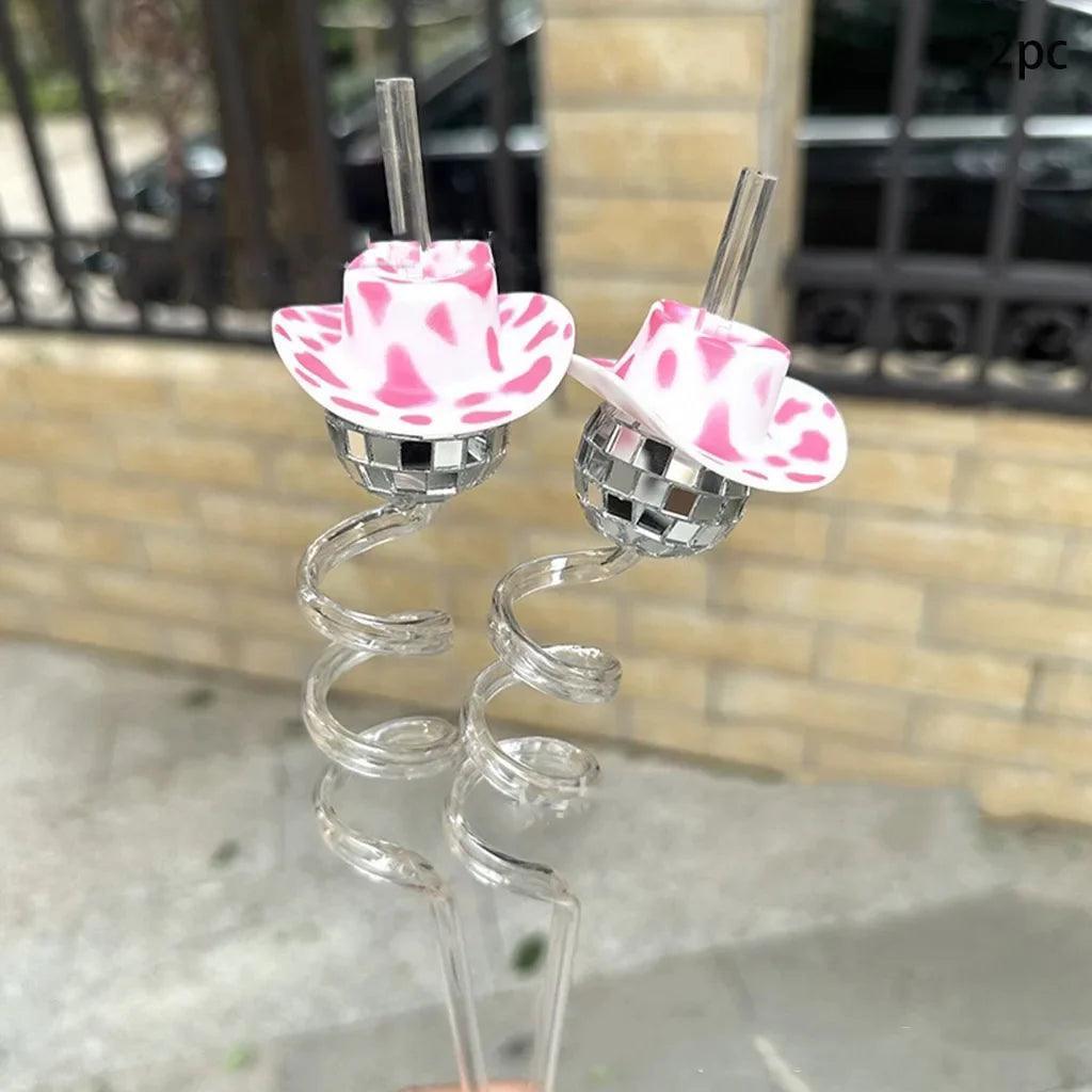 cowgirl disco reusable straws - basil boutique