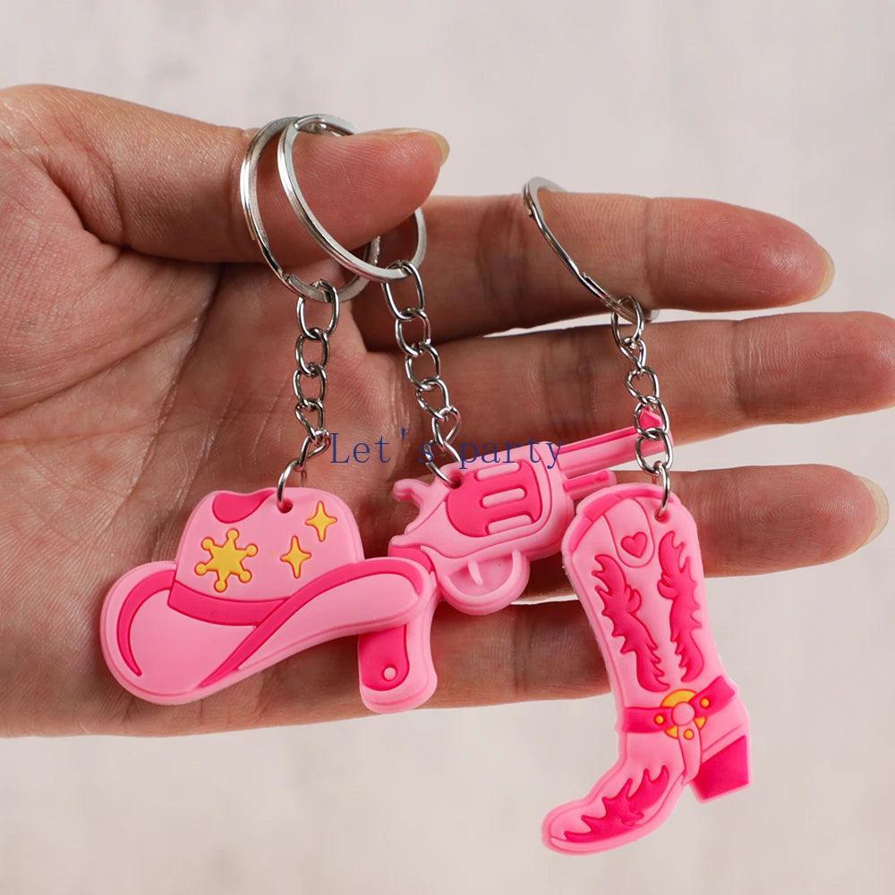 cowgirl keychains - basil boutique