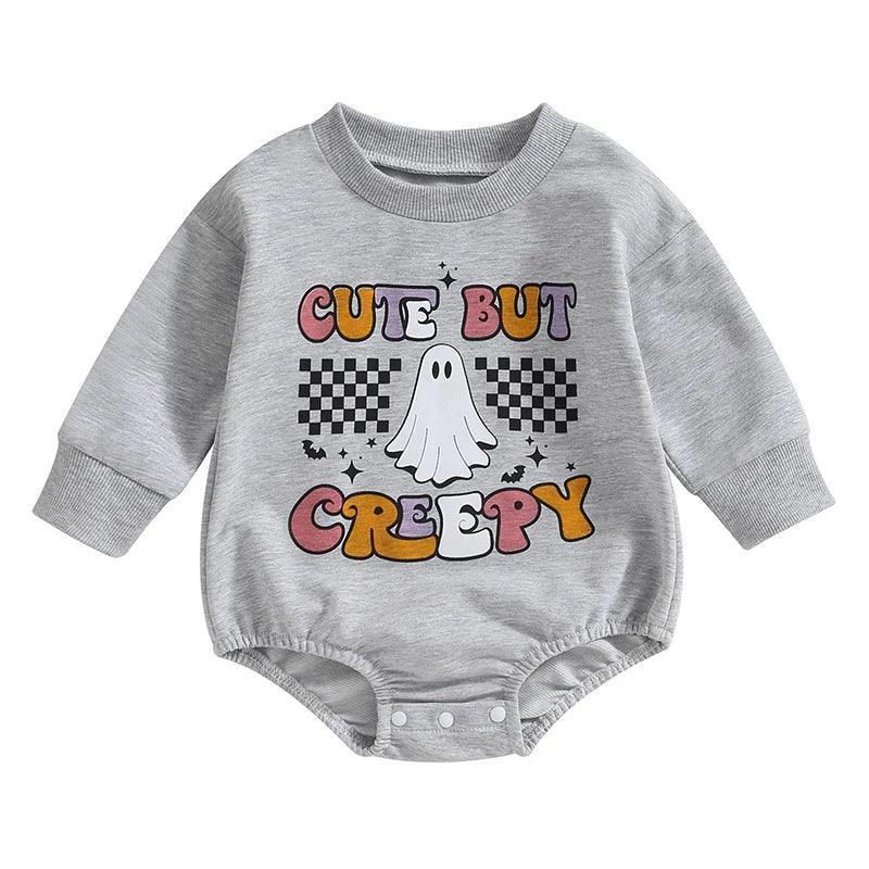 cute but creepy onesie - basil boutique