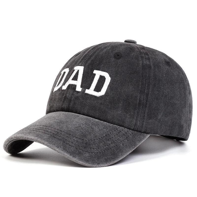 dad + mom embroidered baseball hats - basil boutique