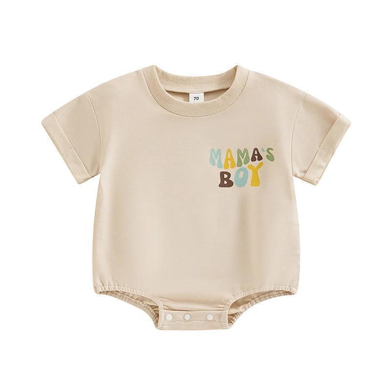 daddy's boy + girl retro onesie - basil boutique