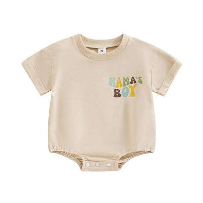 daddy's boy + girl retro onesie - basil boutique