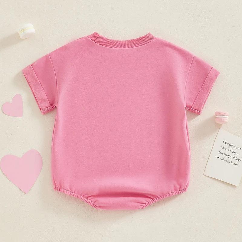 daddy's boy + girl retro onesie - basil boutique