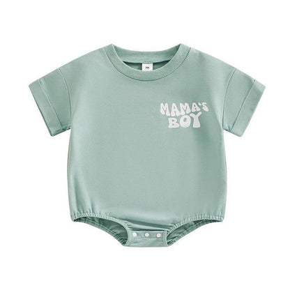 daddy's boy + girl retro onesie - basil boutique