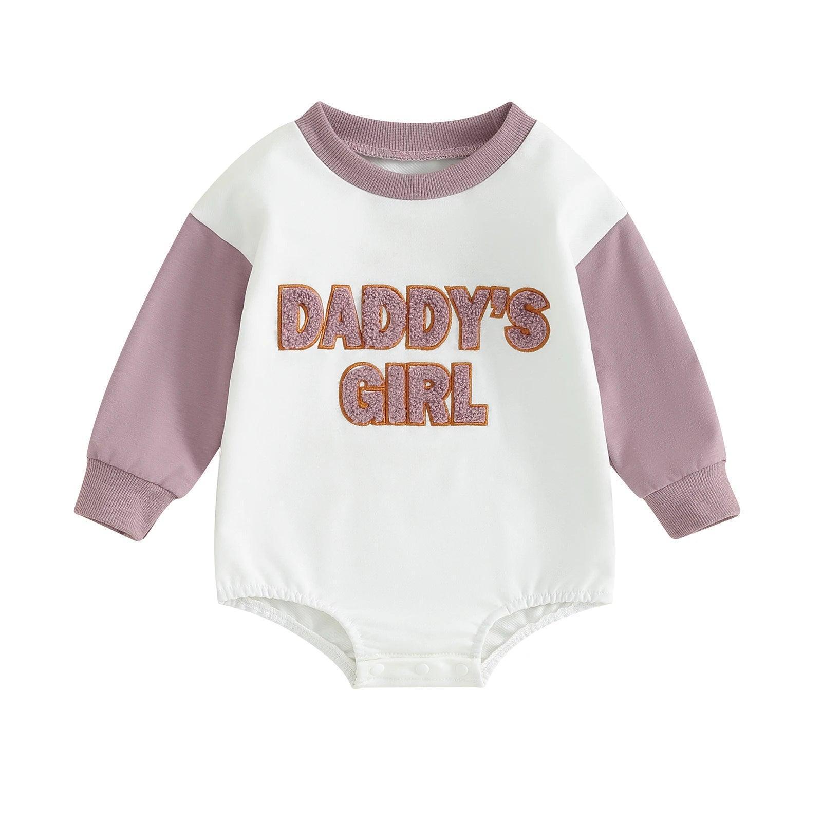 daddy's girl patch onesie - basil boutique