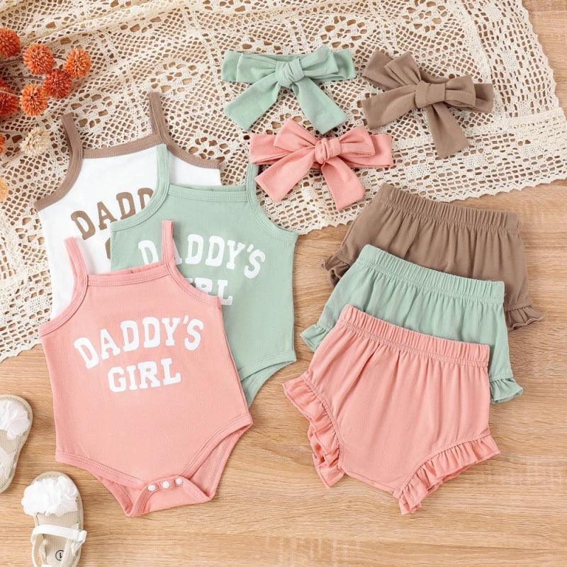 daddy's girl ruffle kids outfit - basil boutique