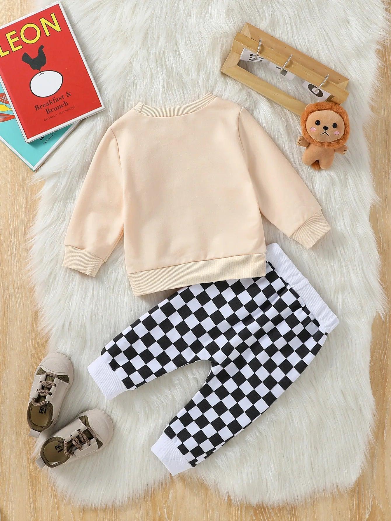 daddy's little pumpkin kids outfit - basil boutique