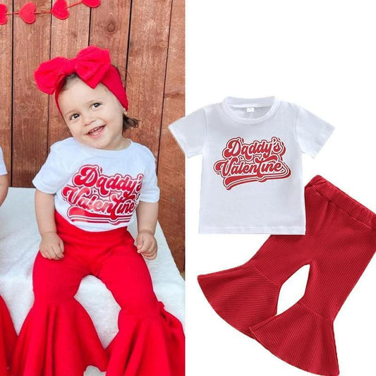 daddy's valentine outfit - basil boutique