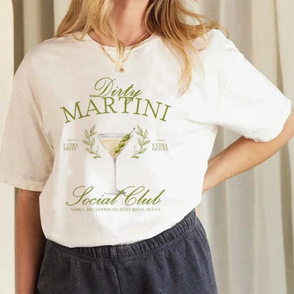 dirty martini social club t-shirt - basil boutique