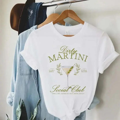 dirty martini social club t-shirt - basil boutique