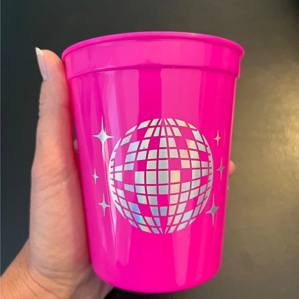 disco ball party cups - basil boutique