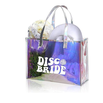 disco bride tote bag - basil boutique