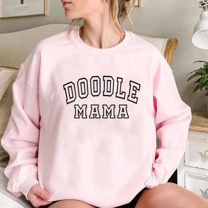 doodle mama crew sweatshirt - basil boutique