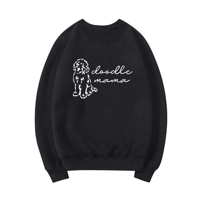 doodle mama crew sweatshirt - basil boutique