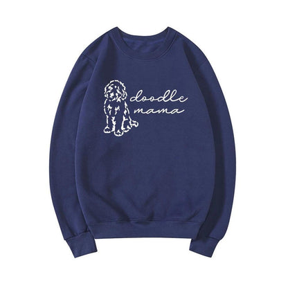 doodle mama crew sweatshirt - basil boutique