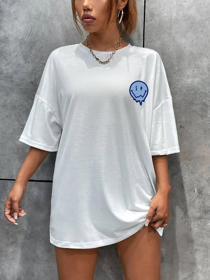 enjoy the little things oversized t-shirt - basil boutique