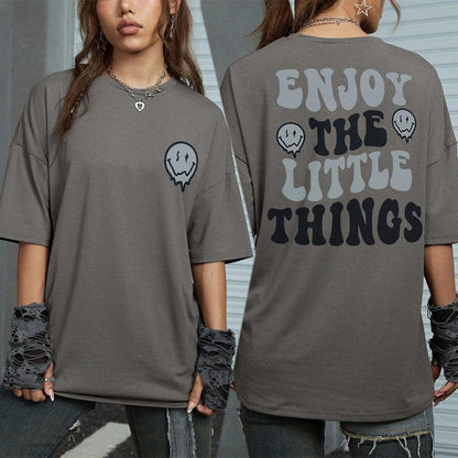 enjoy the little things t-shirt - basil boutique