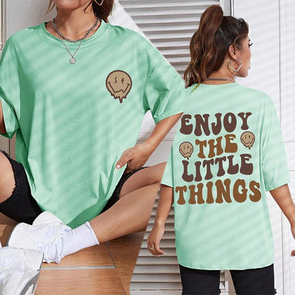 enjoy the little things t-shirt - basil boutique