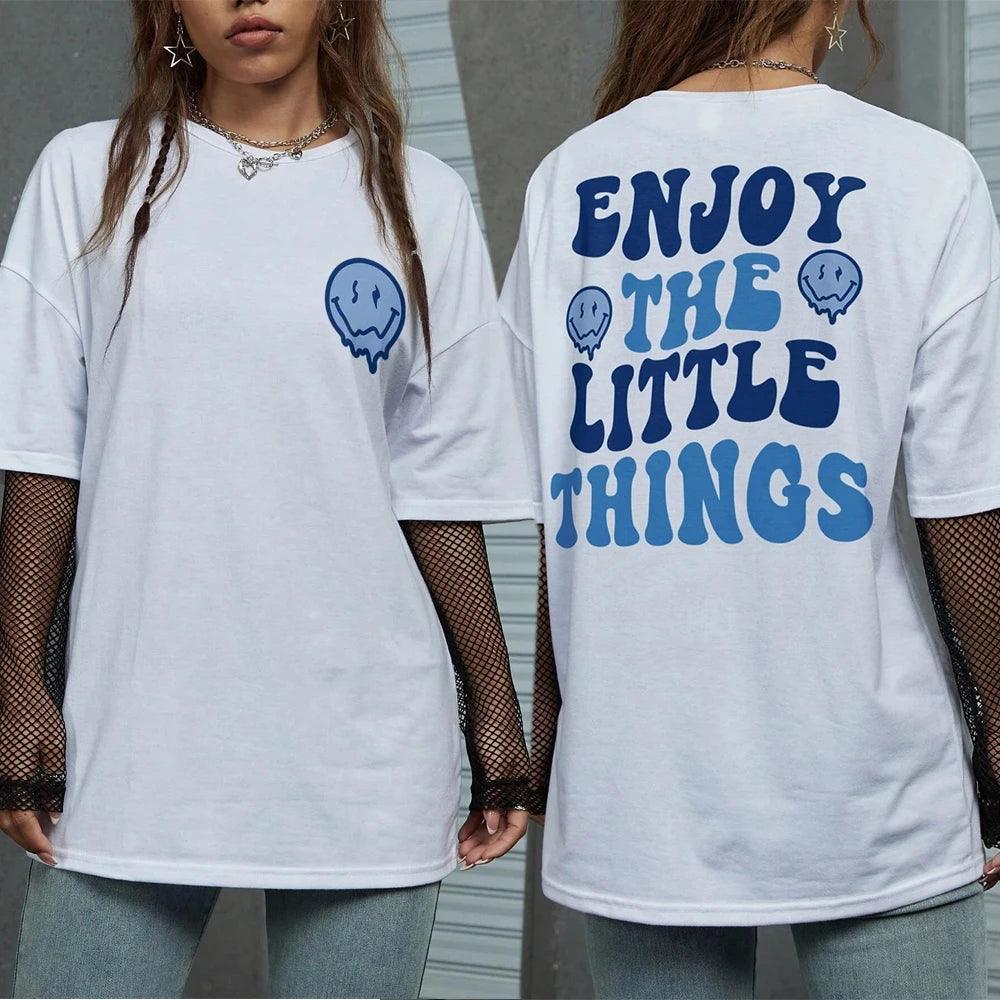 enjoy the little things t-shirt - basil boutique