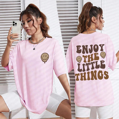 enjoy the little things t-shirt - basil boutique