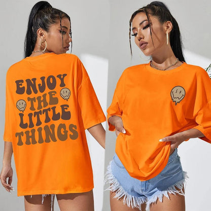 enjoy the little things t-shirt - basil boutique