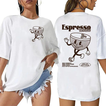 espresso martini t-shirt - basil boutique