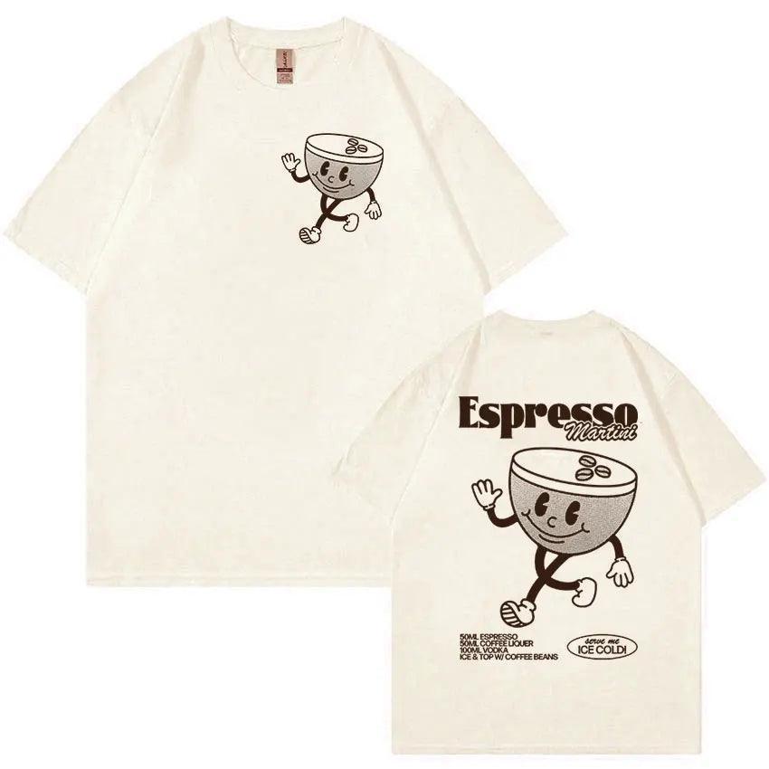 espresso martini t-shirt - basil boutique