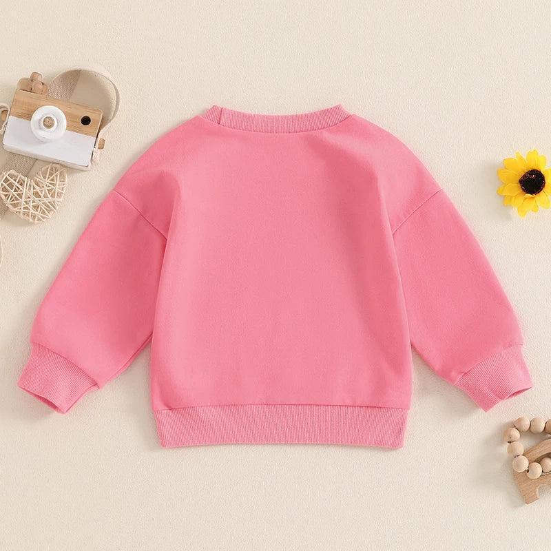 fall babe kids crew sweatshirt - basil boutique