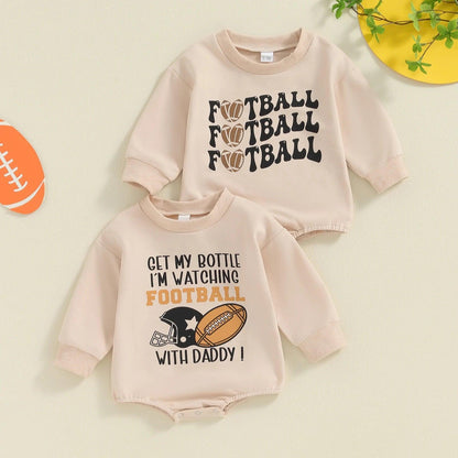 fashionably football onesies - basil boutique